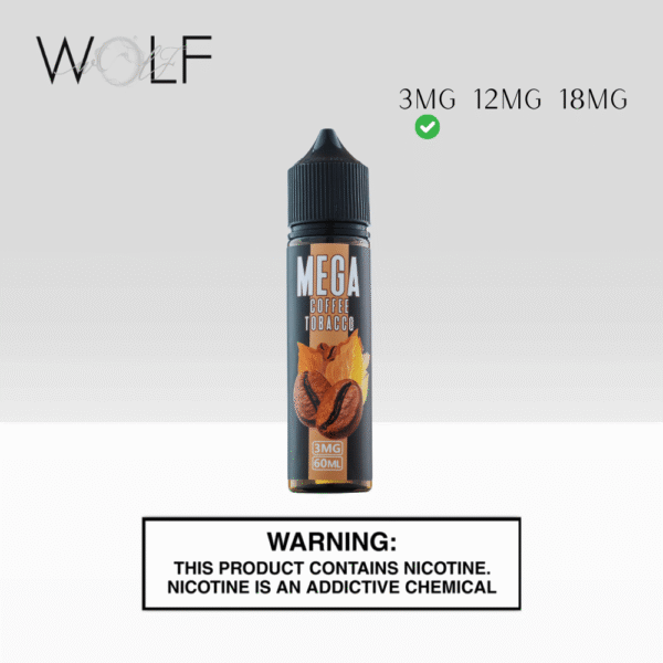 MEGA 50ML 3MG COFFEE TOBACCO