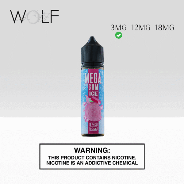 MEGA 50ML 3MG GUM ICE