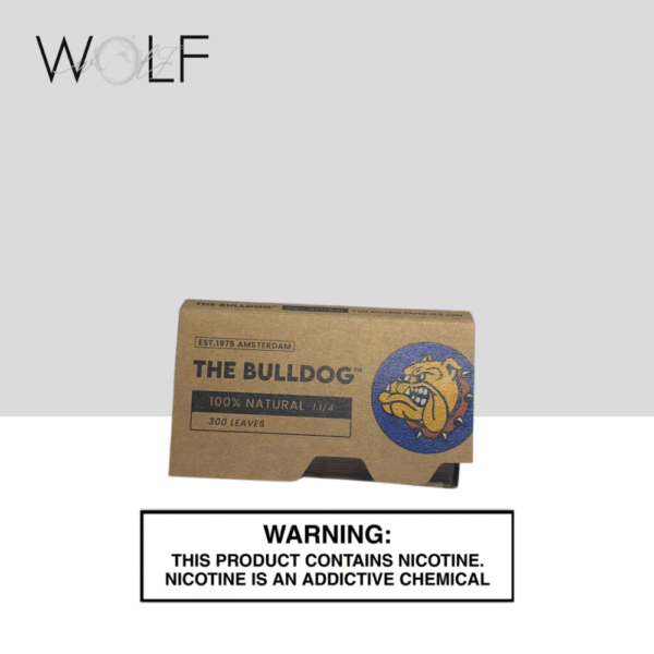 THE BULLDOG 100% NATURAL 1.1/4 PAPER