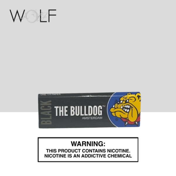 THE BULLDOG BLACK ONE 1/4 PAPER
