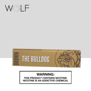 THE BULLDOG BROWN KING SIZE SLIM UNBLEACHED PAPER