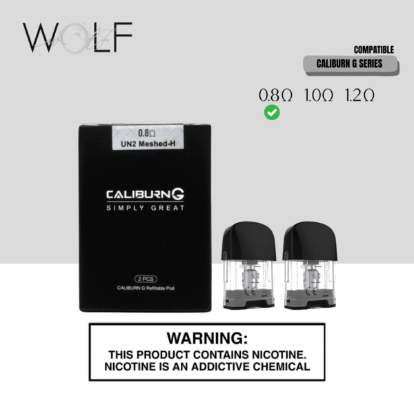 CALIBURN G POD CRC VERSION 0.8 ohms