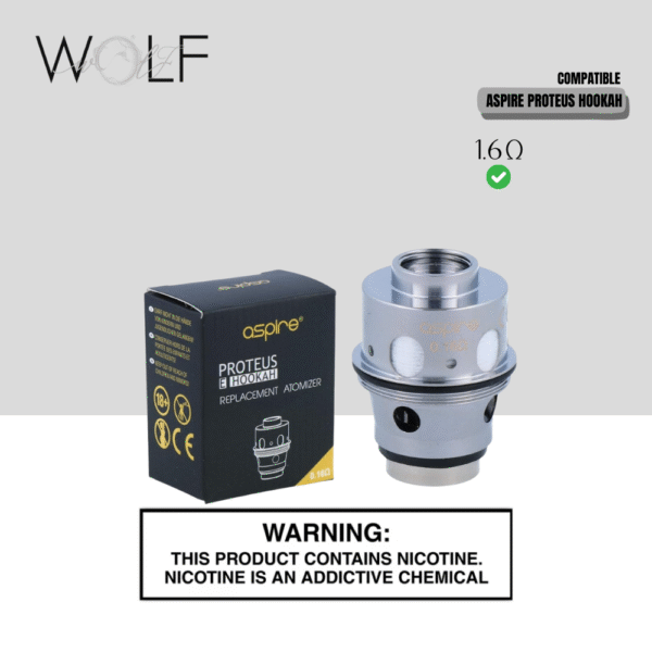 ASPIRE PROTEUS HOOKAH COILS - Wolf