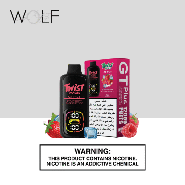 TWIST GT PLUS 2% STRAWBERRY RASPBERRY ICE
