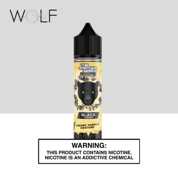 PANTHER SERIES 50ML 3MG BLACK CUSTARD