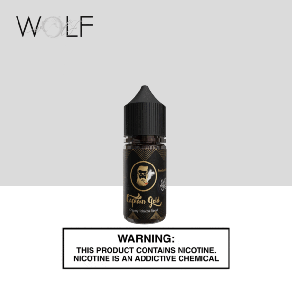 CAPTAIN GOLD 30ML 20MG CREAMY TOBACCO BLEND