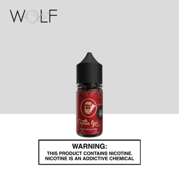 CAPTAIN GOLD 30ML 20MG CREAMY TOBACCO COFFEE