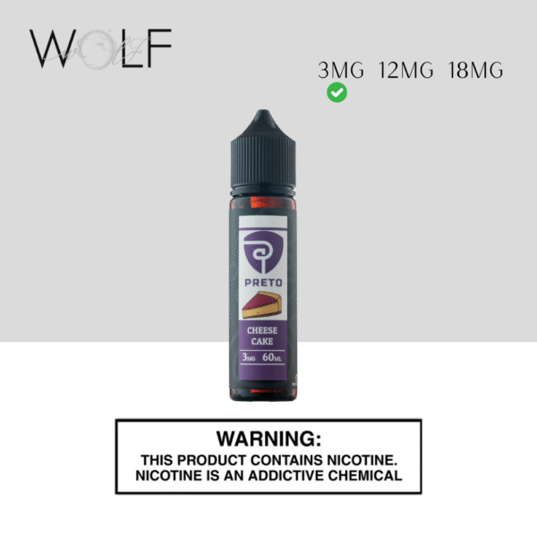 PRETO 50ML 3MG CHEESE CAKE