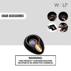 Elegant Oval-Shaped Cigar Ashtray