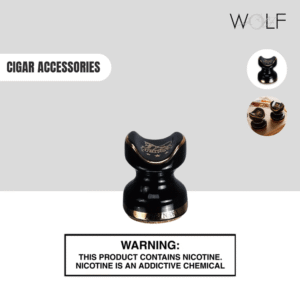 Black Bronze Ceramic Cigar Holder