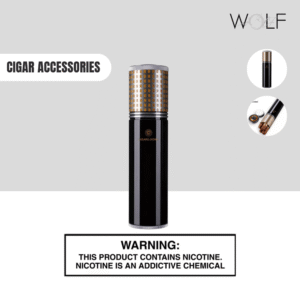 Portable Cigar Humidor with Built-in Hygrometer