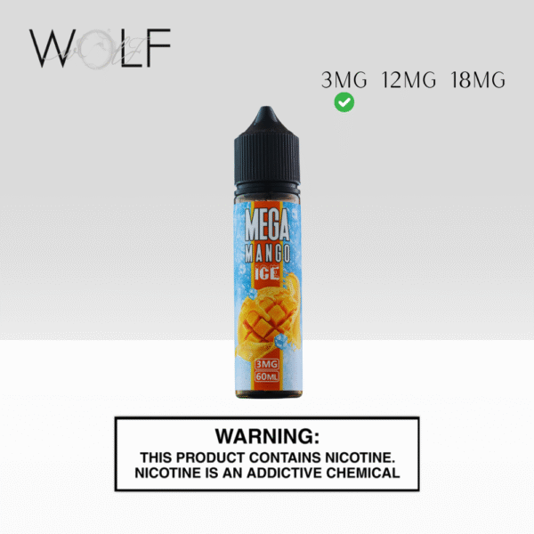 Mega Mango Ice 50ML 3MG Freebase Liquid