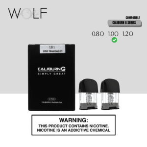 CALIBURN G REFILLABLE POD 1.0 ohms